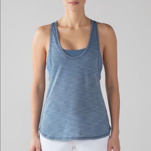Lululemon Glide and Stride Tank Illuminight New 10